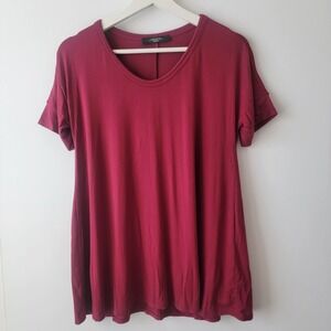 Weekend Max Mara women's Short Sleeve Tunic Top size M crew-neck